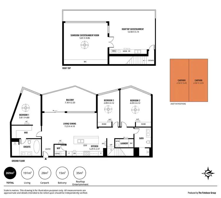 Floorplan of Homely apartment listing, 2602/421 King William Street, Adelaide SA 5000