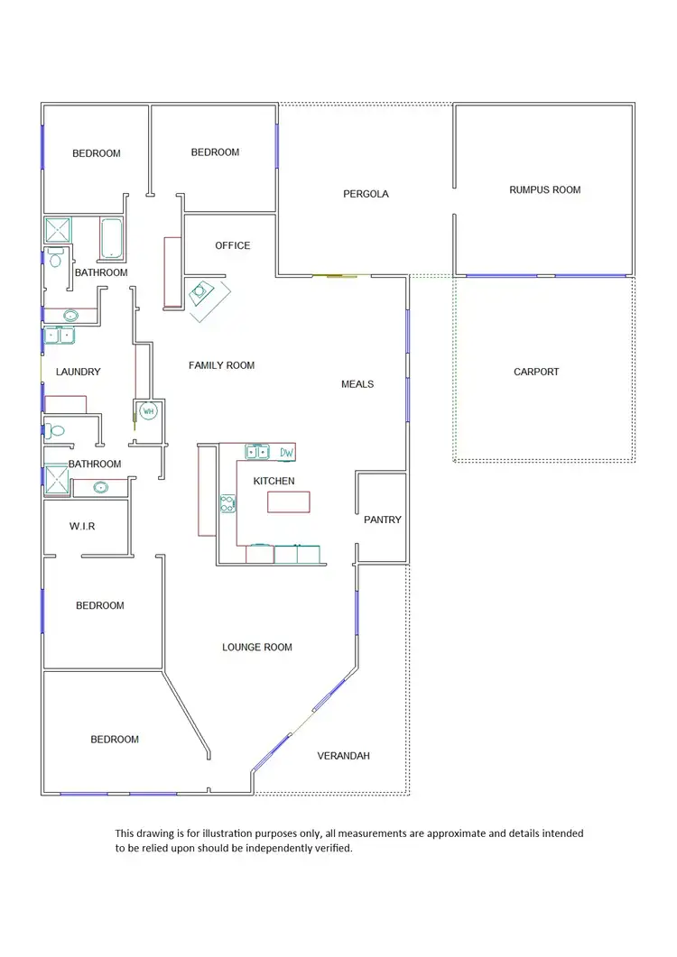 Floorplan of Homely house listing, 27 Creecoona Tce, Bordertown SA 5268