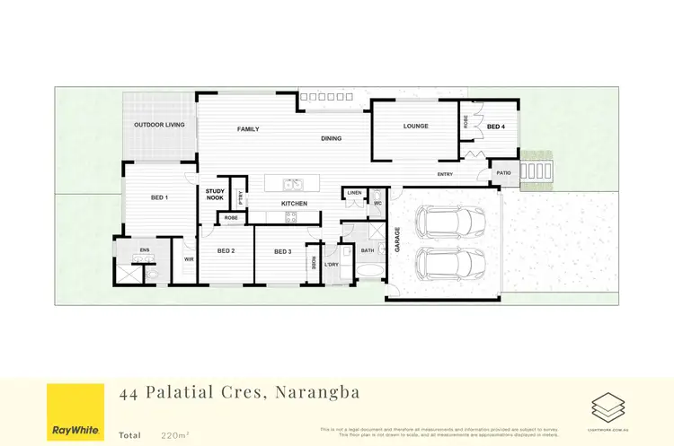 Floorplan of Homely house listing, 44 Palatial Crescent, Narangba QLD 4504
