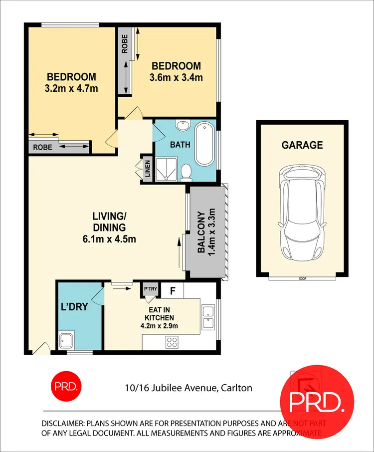 Floorplan of Homely unit listing, 10/16 Jubilee Avenue, Carlton NSW 2218