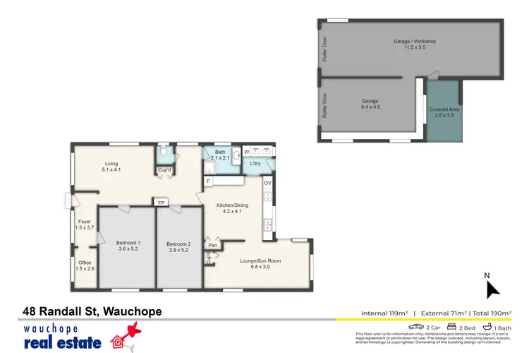 Floorplan of Homely house listing, 48 Randall Street, Wauchope NSW 2446