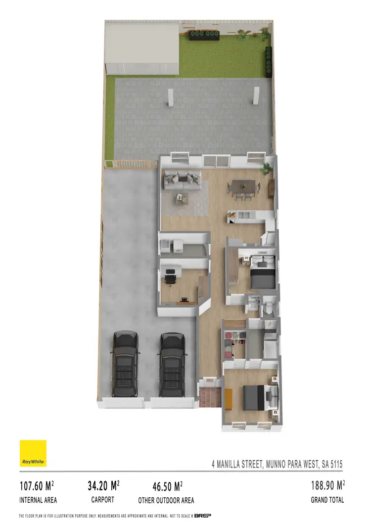 Floorplan of Homely house listing, 4 Manilla Street, Munno Para West SA 5115