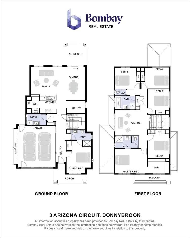Floorplan of Homely house listing, 3 Arizona Circuit, Donnybrook VIC 3064