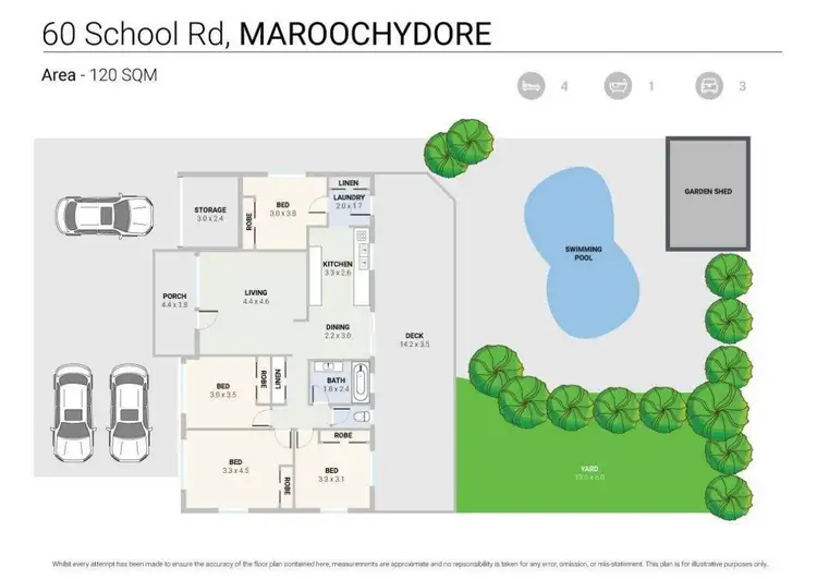 Floorplan of Homely house listing, 60 School Road, Maroochydore QLD 4558