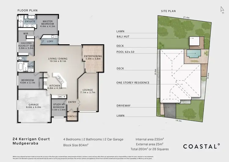 Floorplan of Homely house listing, 24 Kerrigan Court, Mudgeeraba QLD 4213