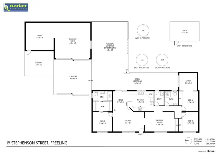 Floorplan of Homely house listing, 19 Stephenson Street, Freeling SA 5372