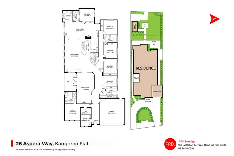 Floorplan of Homely house listing, 26 Aspera Way, Kangaroo Flat VIC 3555