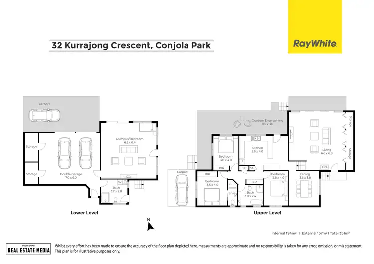 Floorplan of Homely house listing, 32 Kurrajong Crescent, Conjola Park NSW 2539