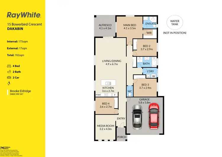 Floorplan of Homely house listing, 15 Bowerbird Crescent, Dakabin QLD 4503