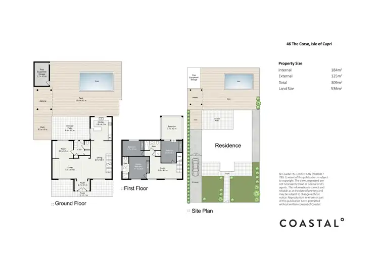 Floorplan of Homely house listing, 46 The Corso, Isle of Capri QLD 4217