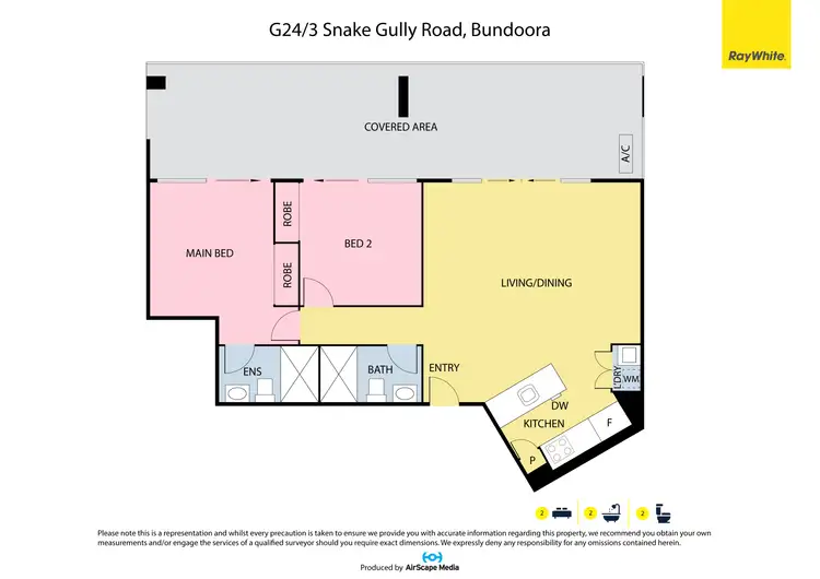 Floorplan of Homely apartment listing, 24/3 Snake Gully Drive, Bundoora VIC 3083