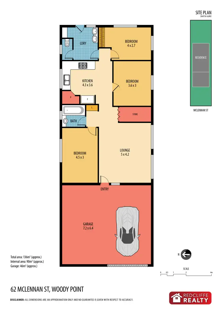 Floorplan of Homely house listing, 62 McLennan Street, Woody Point QLD 4019