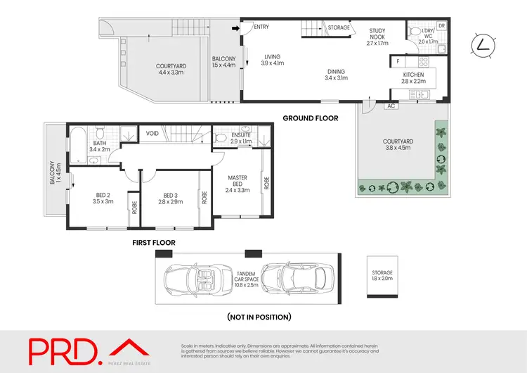 Floorplan of Homely townhouse listing, 1/5 Minneapolis Crescent, Maroubra NSW 2035