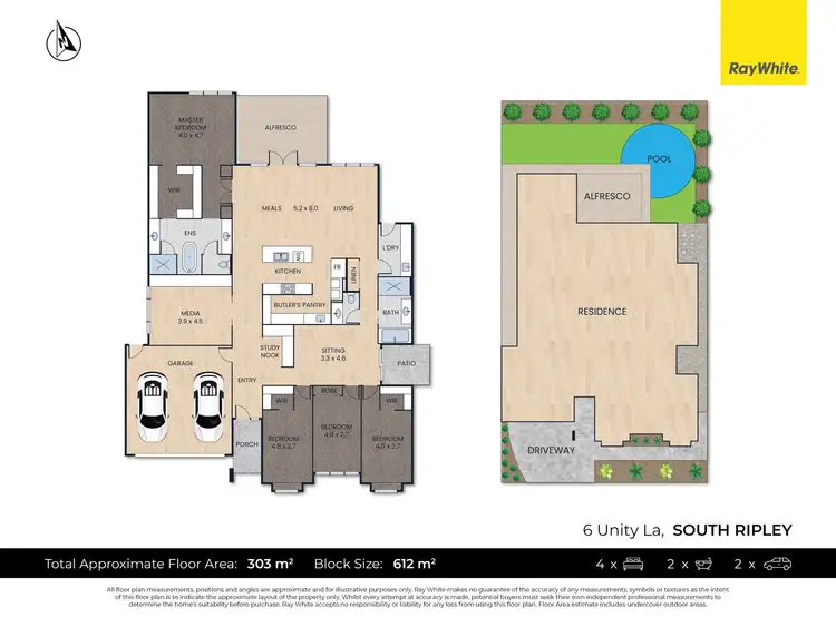 Floorplan of Homely house listing, 6 Unity Lane, South Ripley QLD 4306