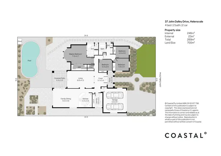 Floorplan of Homely house listing, 37 John Dalley Drive, Helensvale QLD 4212