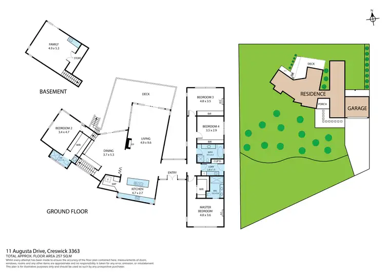 Floorplan of Homely house listing, 11 Augusta Drive, Creswick VIC 3363