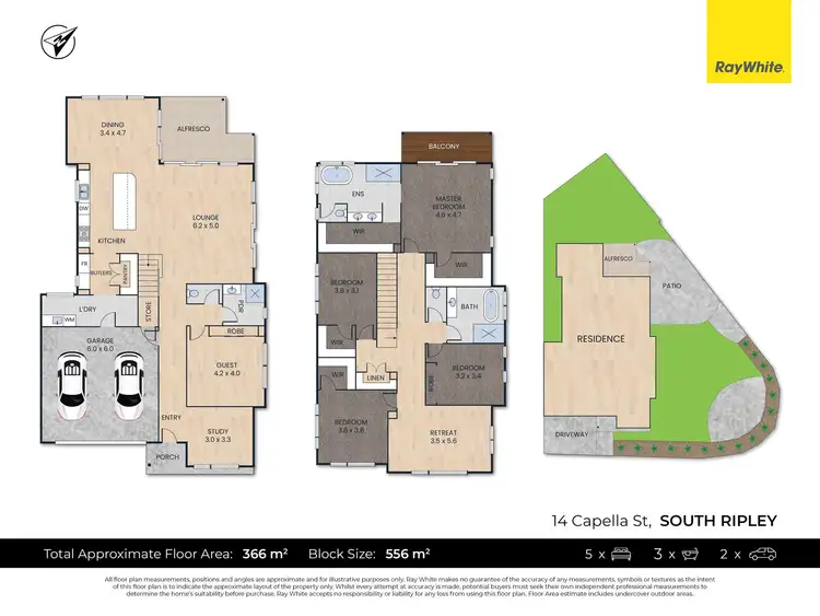 Floorplan of Homely house listing, 14 Capella Street, South Ripley QLD 4306