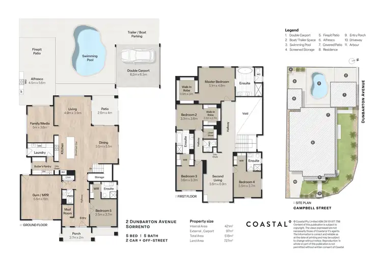 Floorplan of Homely house listing, 2 Dunbarton Avenue, Sorrento QLD 4217