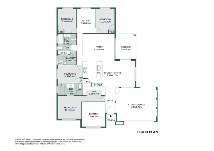 Floorplan of Homely house listing, 3 Peavey Road, Whitby WA 6123