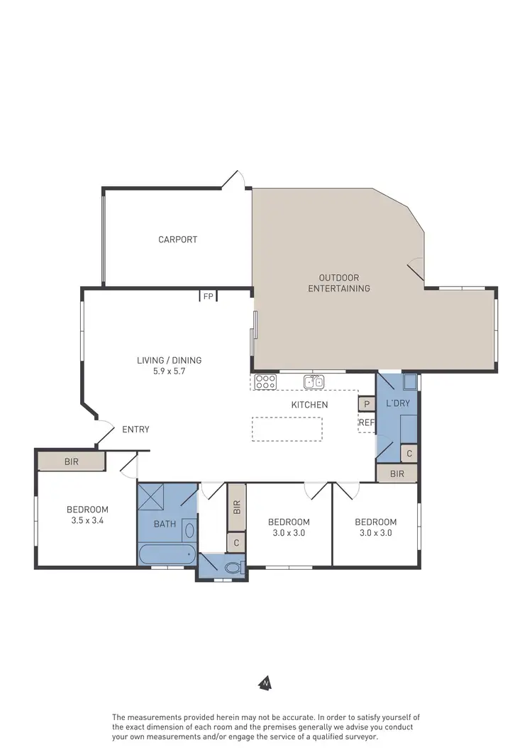 Floorplan of Homely house listing, 60 Halletts Way, Bacchus Marsh VIC 3340