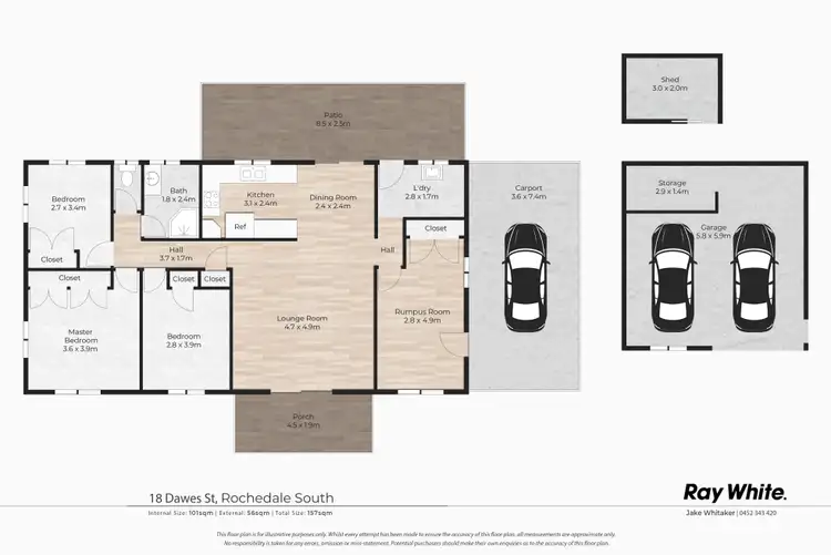 Floorplan of Homely house listing, 18 Dawes Street, Rochedale South QLD 4123