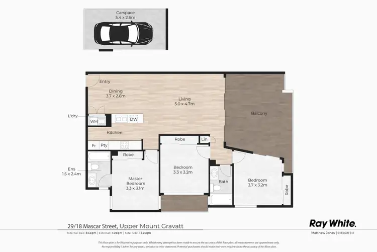 Floorplan of Homely apartment listing, 29/18 Mascar Street, Upper Mount Gravatt QLD 4122