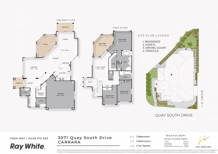 Floorplan of Homely house listing, 3071 Quay South Drive, Carrara QLD 4211