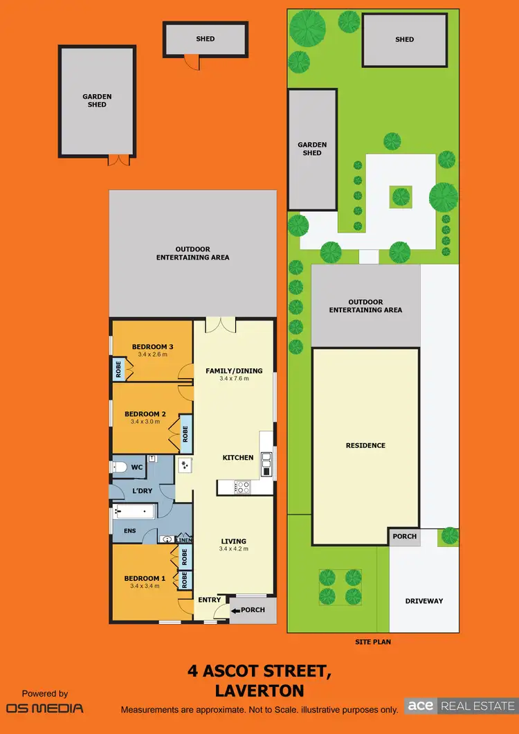 Floorplan of Homely house listing, 4 Ascot Street, Laverton VIC 3028
