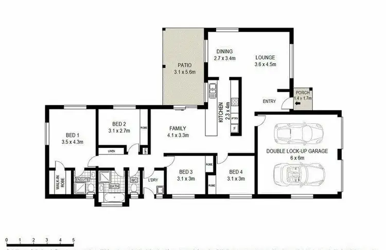 Floorplan of Homely house listing, 28 Honeyeater Circuit, Douglas QLD 4814