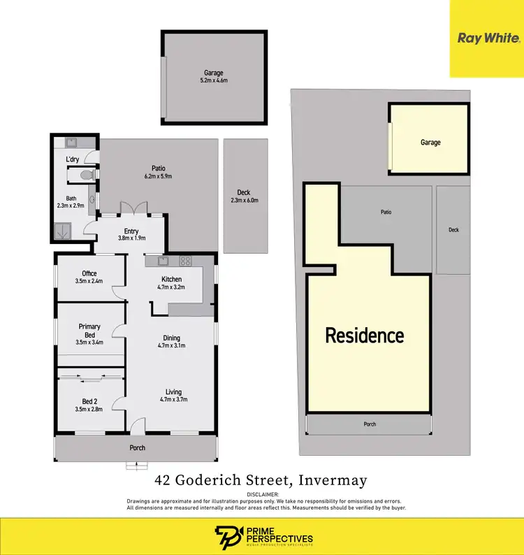 Floorplan of Homely house listing, 42 Goderich Street, Invermay TAS 7248