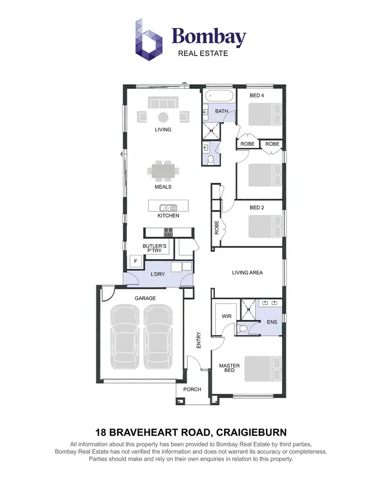 Floorplan of Homely house listing, 18 Braveheart Road, Craigieburn VIC 3064