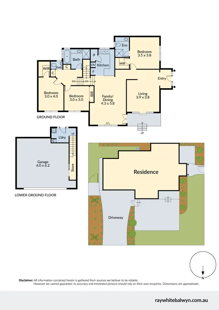 Floorplan of Homely house listing, 202 Belmore Road, Balwyn VIC 3103