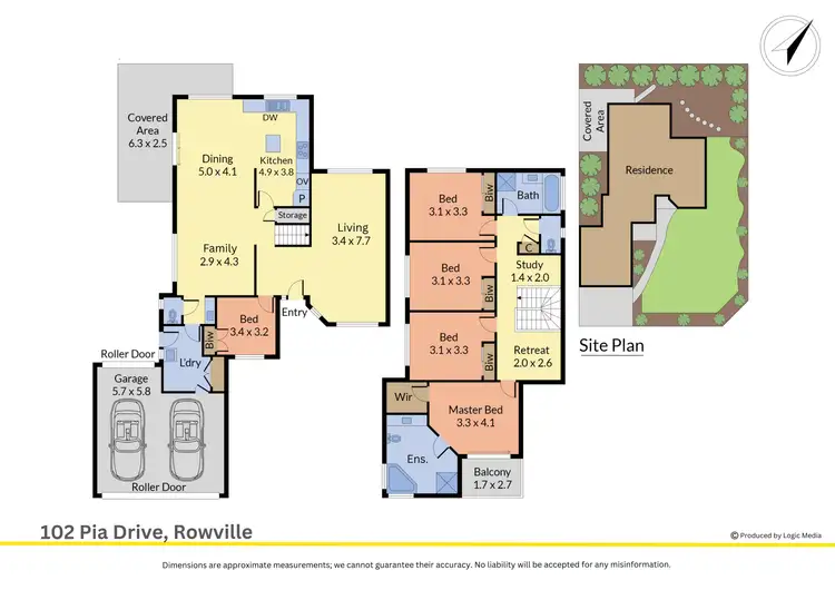 Floorplan of Homely house listing, 102 Pia Drive, Rowville VIC 3178