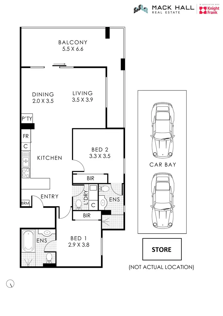 Floorplan of Homely apartment listing, 43/1 Douro Place, West Perth WA 6005
