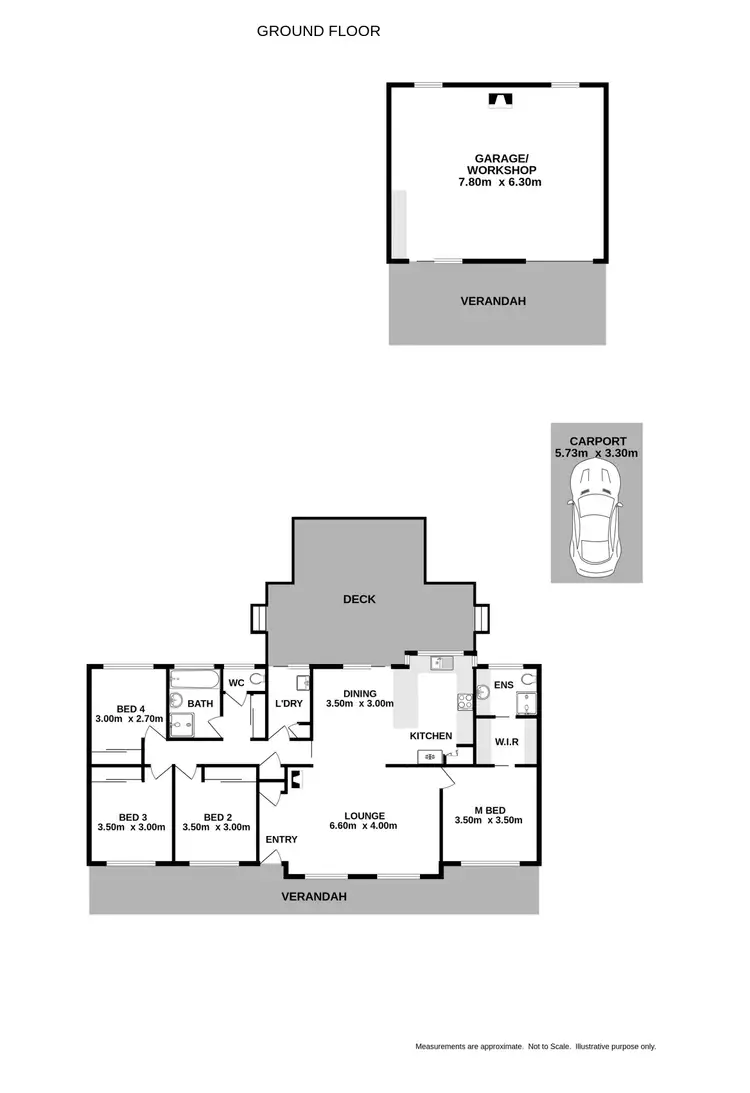 Floorplan of Homely house listing, 22 Willong Street, Tallangatta VIC 3700