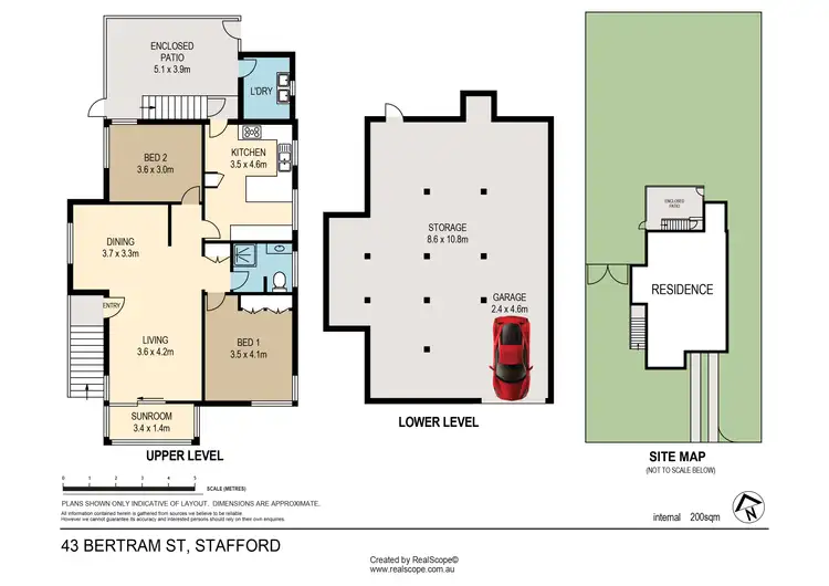 Floorplan of Homely house listing, 43 Bertram Street, Stafford QLD 4053