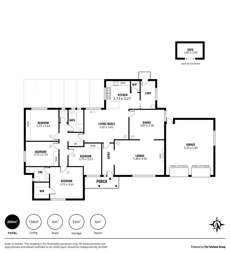 Floorplan of Homely house listing, 20 Lulworth Place, Flagstaff Hill SA 5159