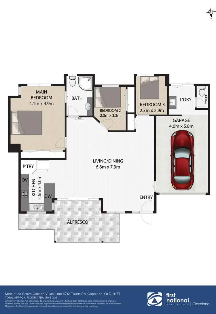 Floorplan of Homely villa listing, 47/12 Tauris Road, Capalaba QLD 4157