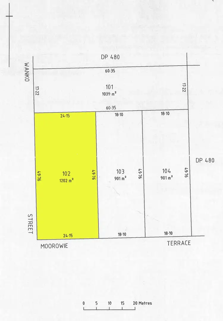 Floorplan of Homely land listing, 70 Moorowie Terrace, Port Moorowie SA 5576
