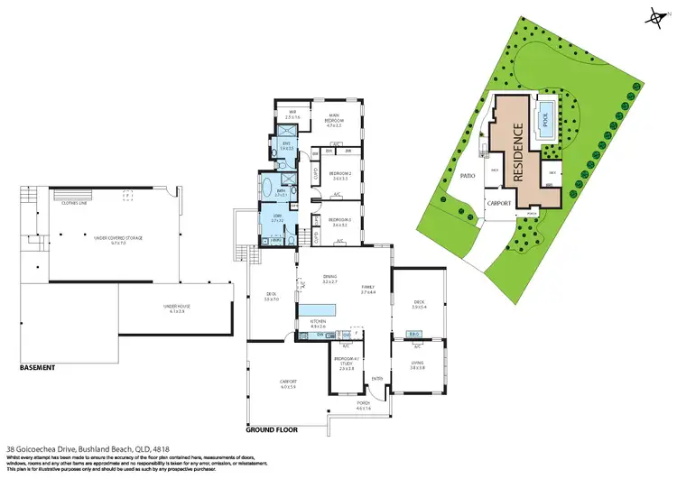 Floorplan of Homely house listing, 38 Goicoechea Drive, Bushland Beach QLD 4818