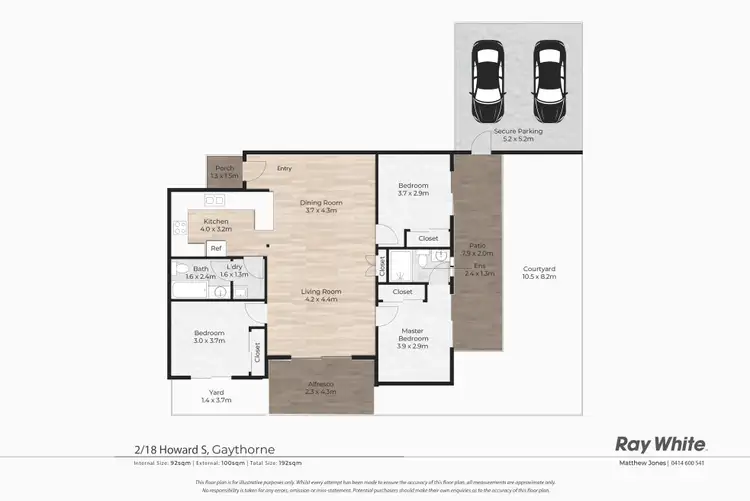 Floorplan of Homely apartment listing, 2/18 Howard Street, Gaythorne QLD 4051
