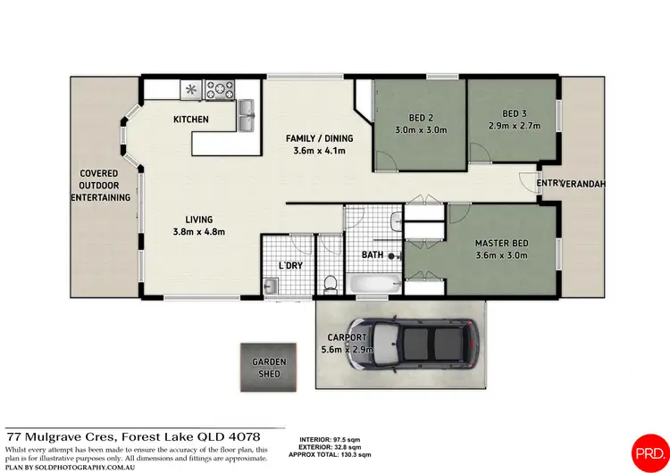Floorplan of Homely house listing, 77 Mulgrave Crescent, Forest Lake QLD 4078