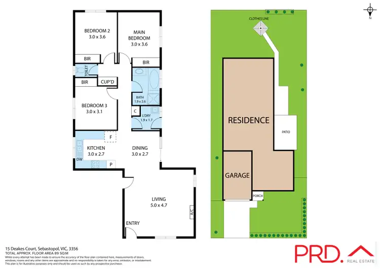 Floorplan of Homely house listing, 15 Deakes Court, Sebastopol VIC 3356