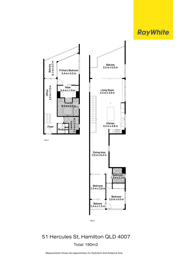 Floorplan of Homely unit listing, 309/51 Hercules Street, Hamilton QLD 4007
