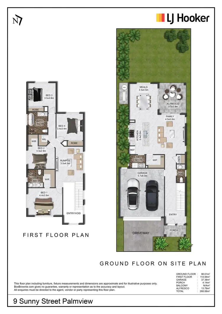 Floorplan of Homely house listing, 9 Sunny Street, Palmview QLD 4553