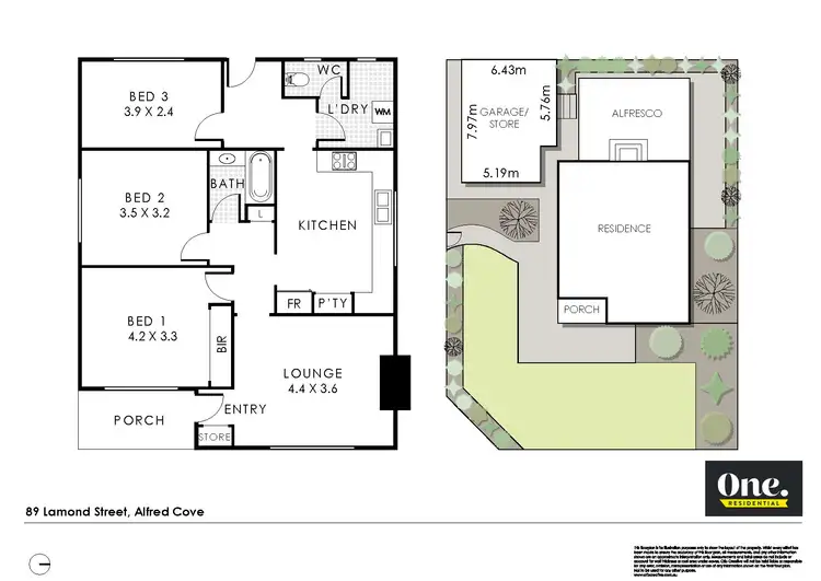Floorplan of Homely house listing, 89 Lamond Street, Alfred Cove WA 6154
