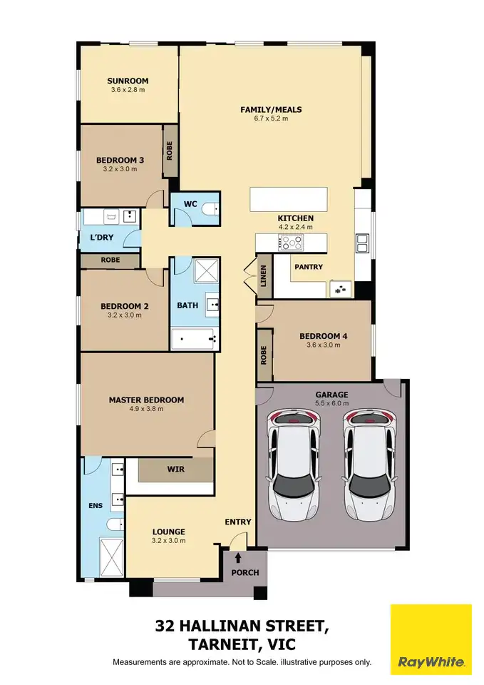 Floorplan of Homely house listing, 32 Hallinan Street, Tarneit VIC 3029