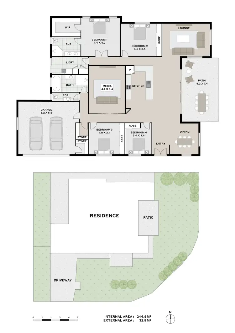 Floorplan of Homely house listing, 11 Waterfront Parade, Idalia QLD 4811