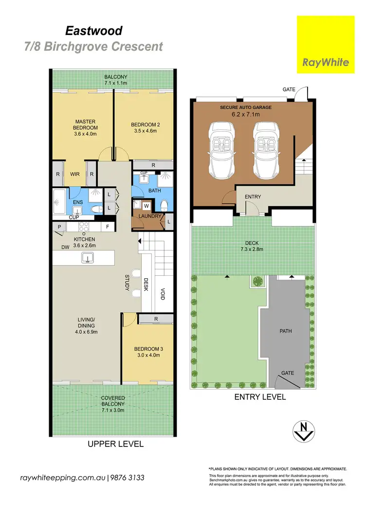 Floorplan of Homely townhouse listing, 7/8 Birchgrove Crescent, Eastwood NSW 2122