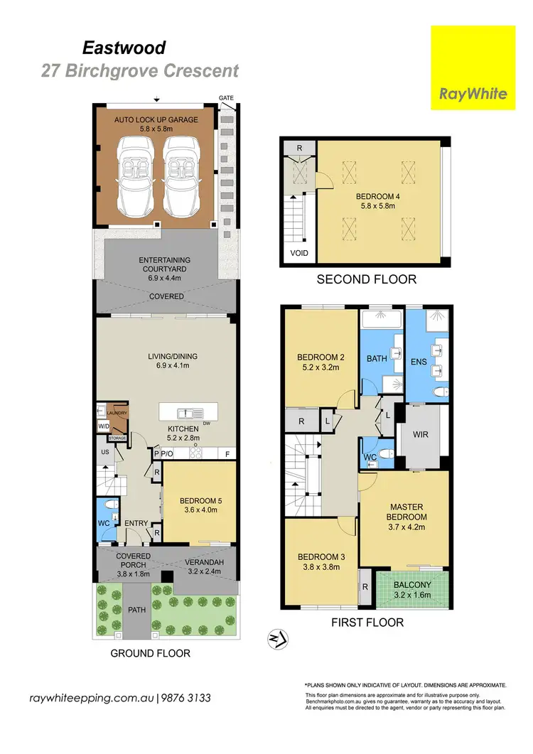 Floorplan of Homely townhouse listing, 27 BIRCHGROVE CRESCENT, Eastwood NSW 2122